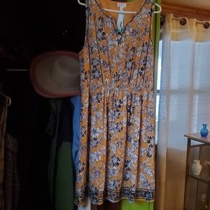 Market&Spruce Auria Embroidered Dress 1X